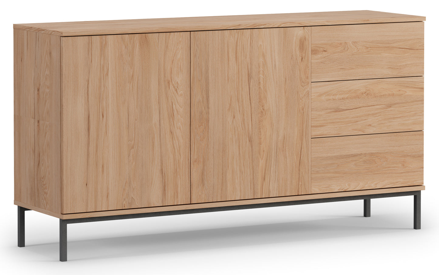 Kumode Polka 80/150/41 cm hikorijs - N1 Home