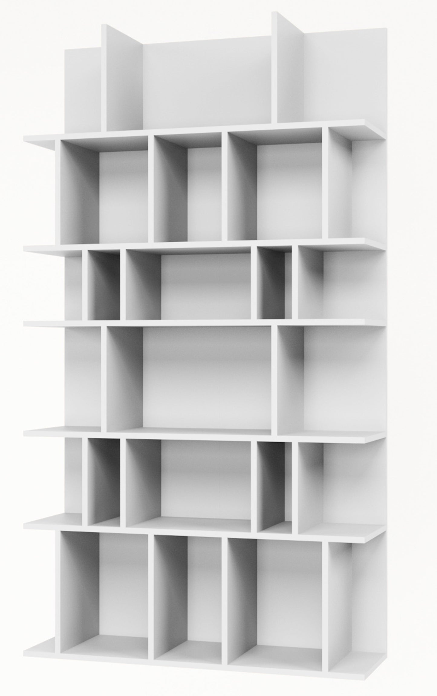 Atvērts plaukts Bommo 50/180/30 cm balts