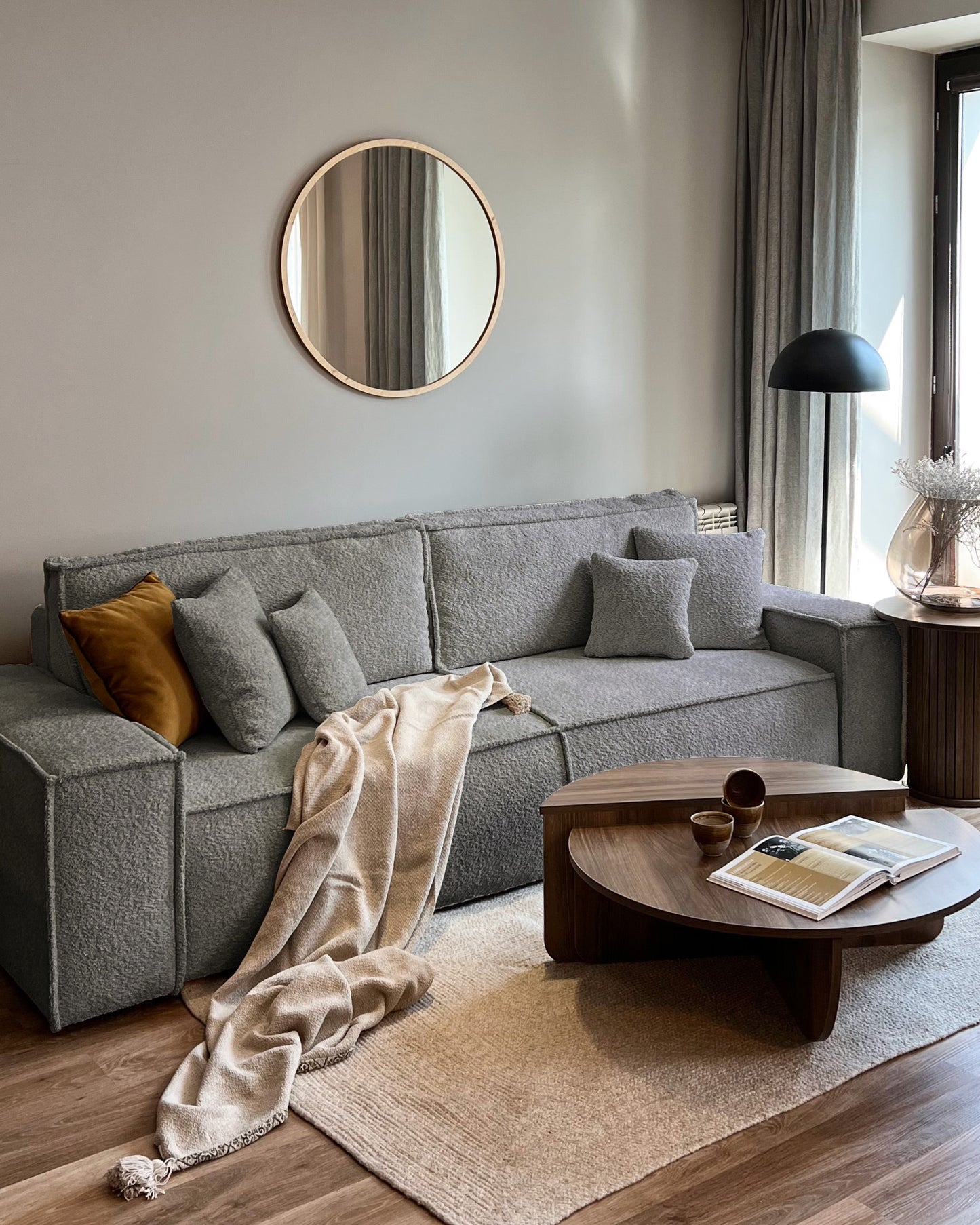 Dīvāns Fireza 275/102/85 cm Abriamo 7 - N1 Home