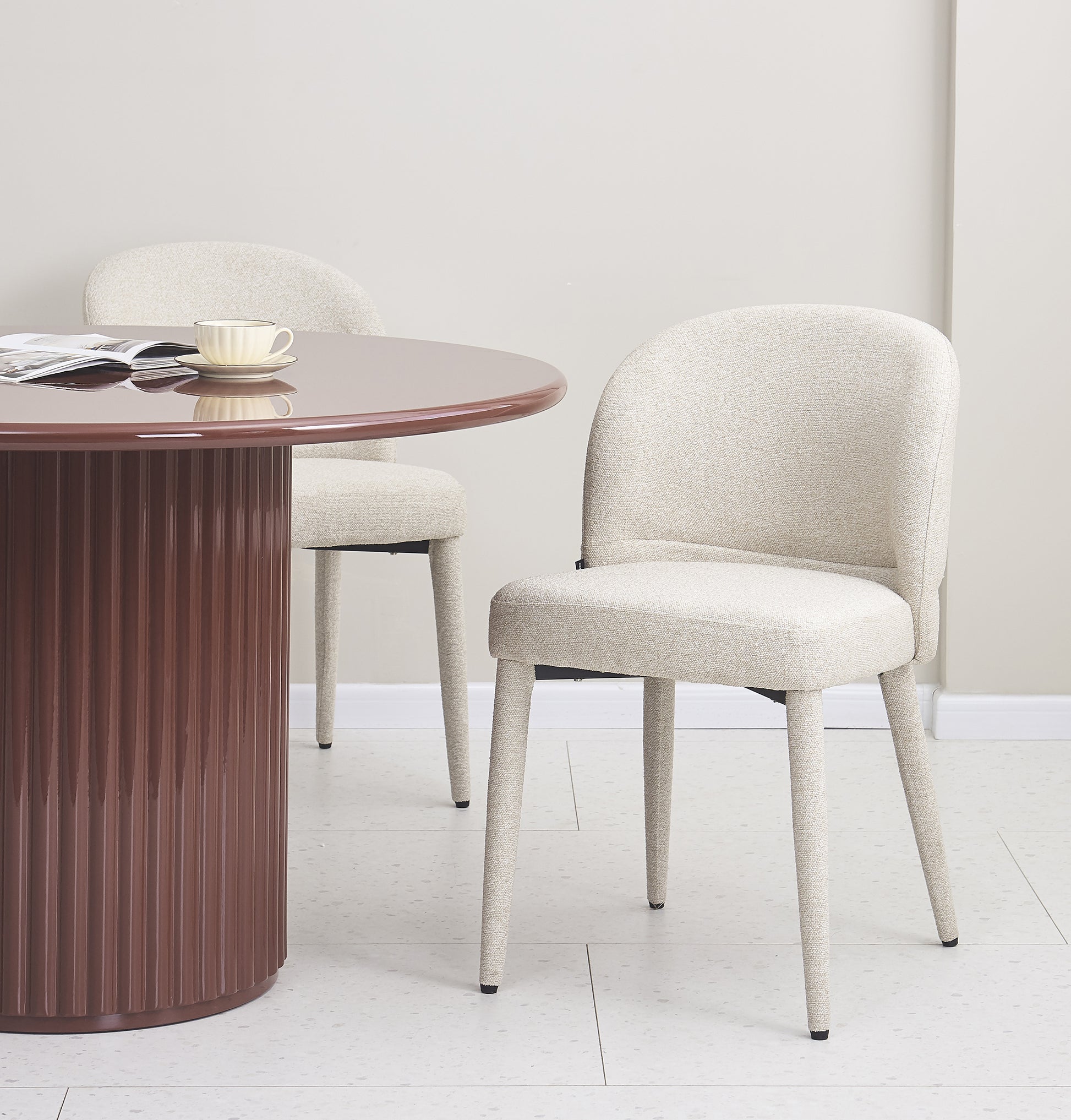 Galds Prino 120/120/76 cm bordo - N1 Home