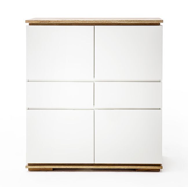 Kumode Brido 102/115/40 cm balts