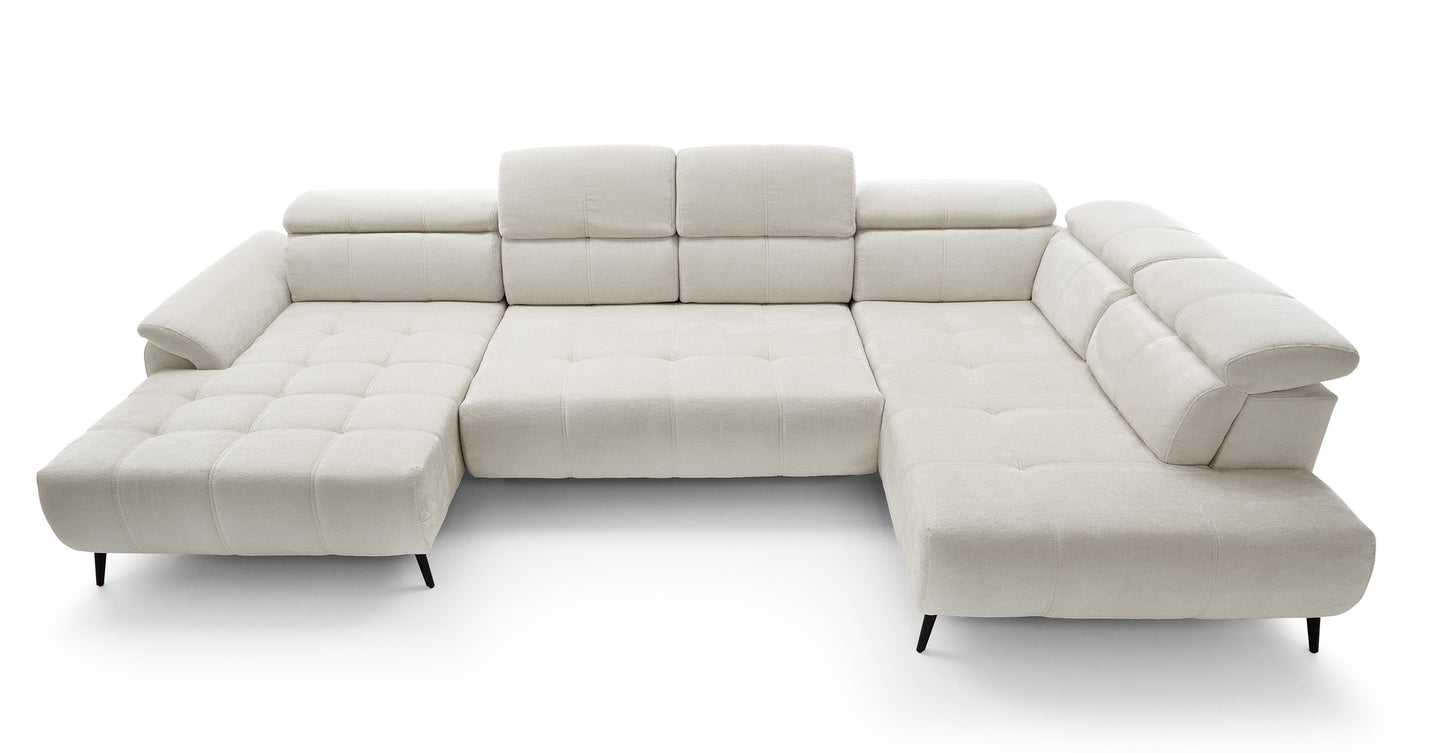 Dīvāns Matio U 98/375/208 cm Aphrodite 01 - N1 Home
