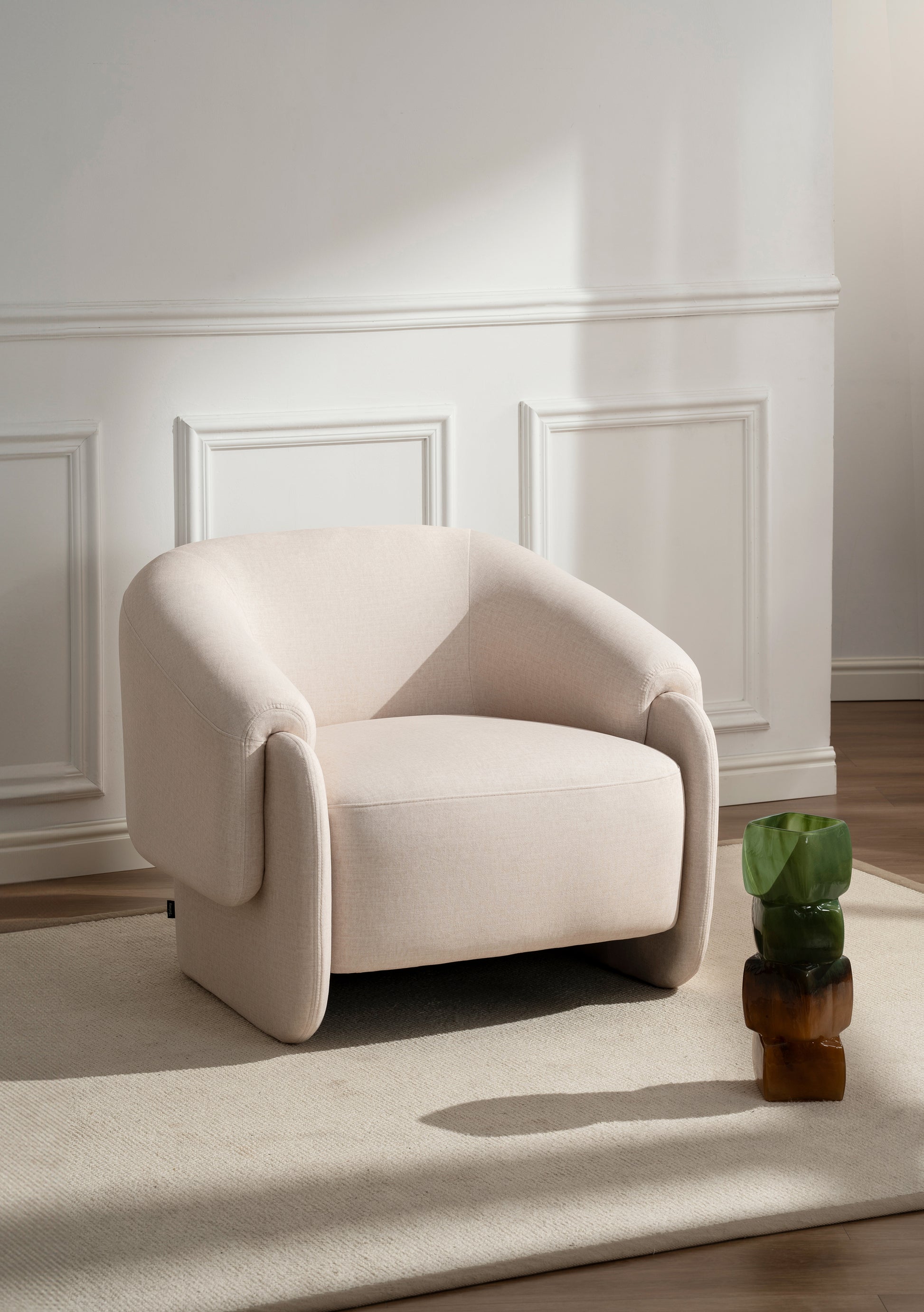 Krēsls Losko 71/90/83,5 cm krēms - N1 Home