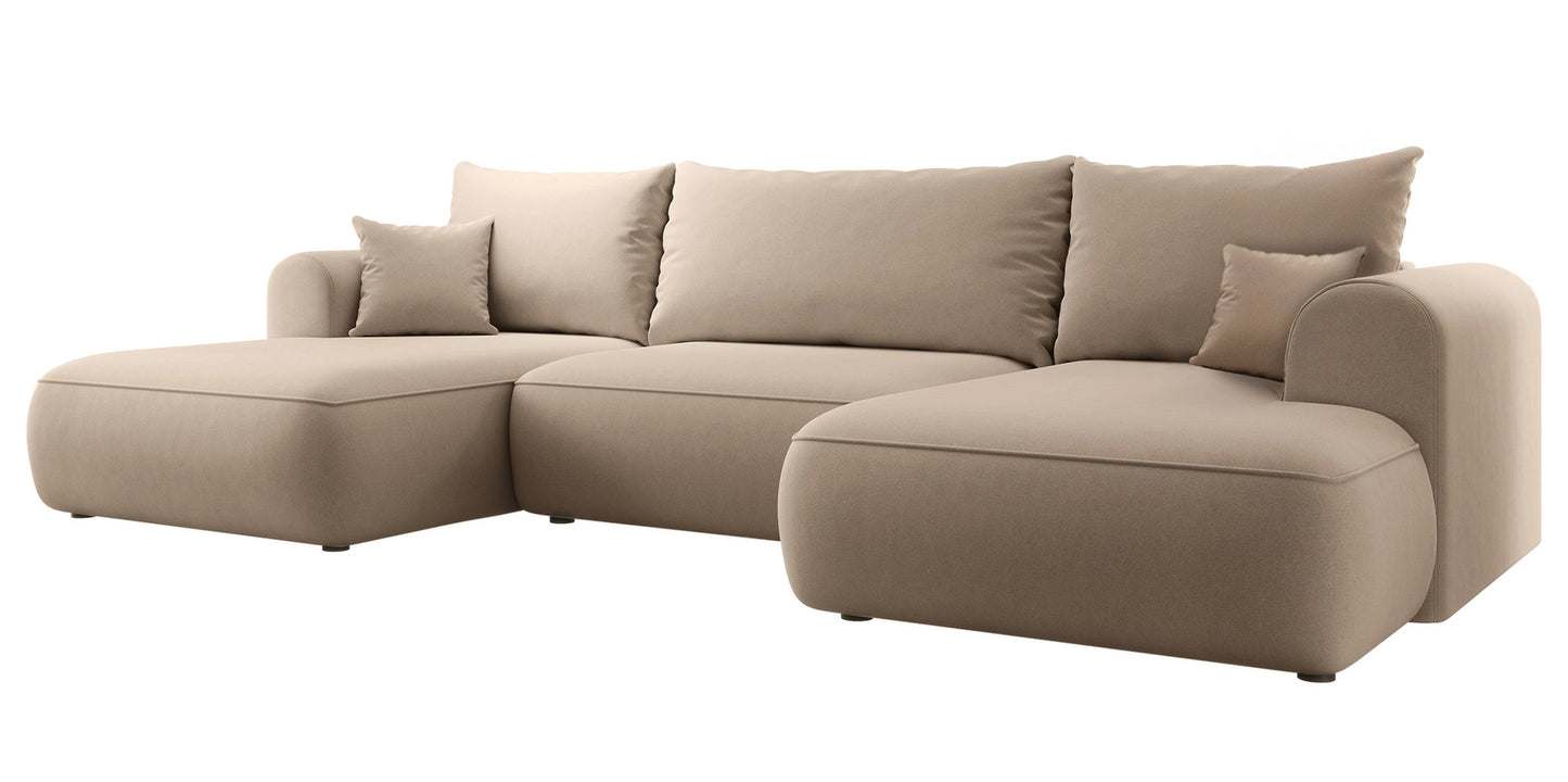 Dīvāns Ovors U 380/95/167 cm Castel 15 - N1 Home