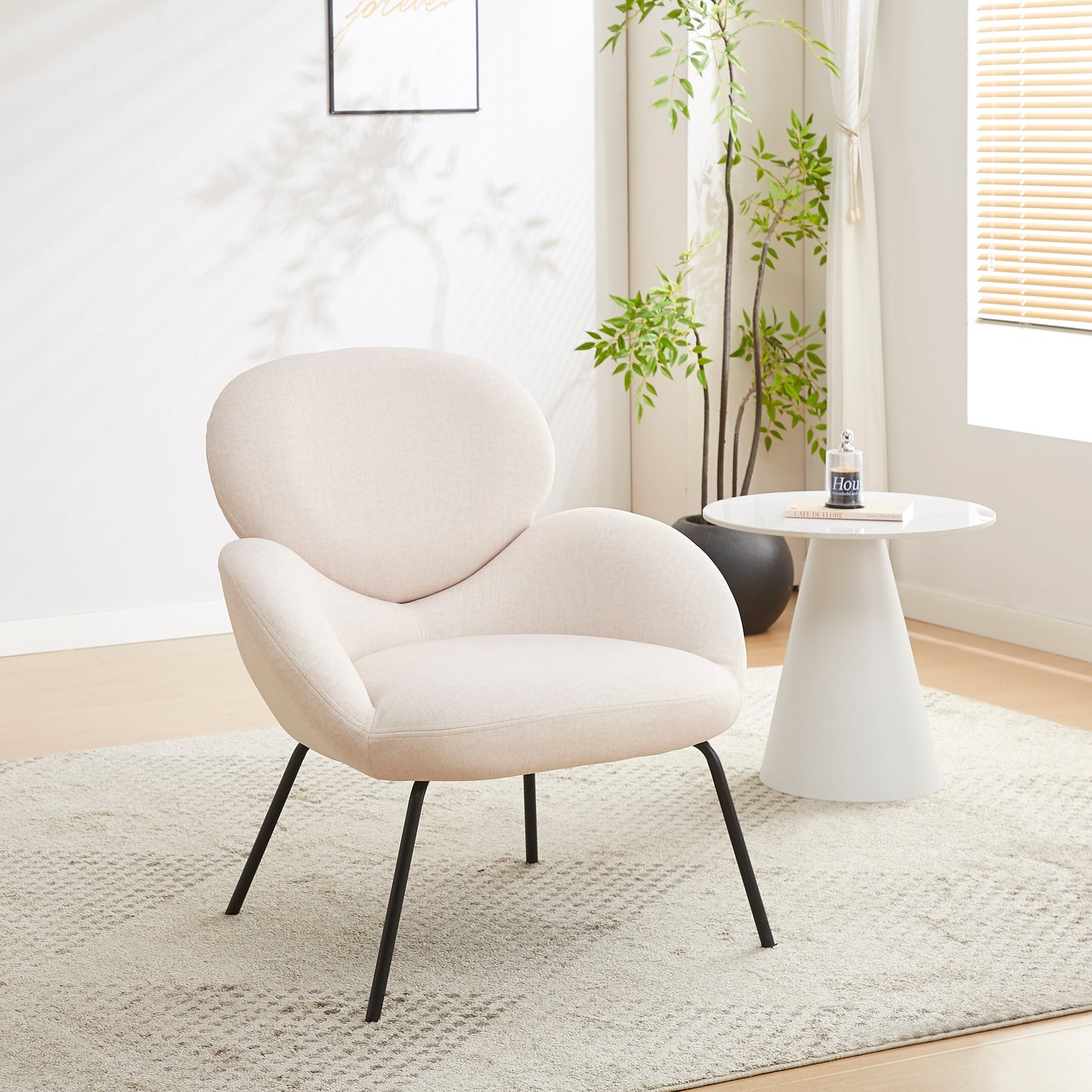 Krēsls Almo 81/77/74 cm krēms