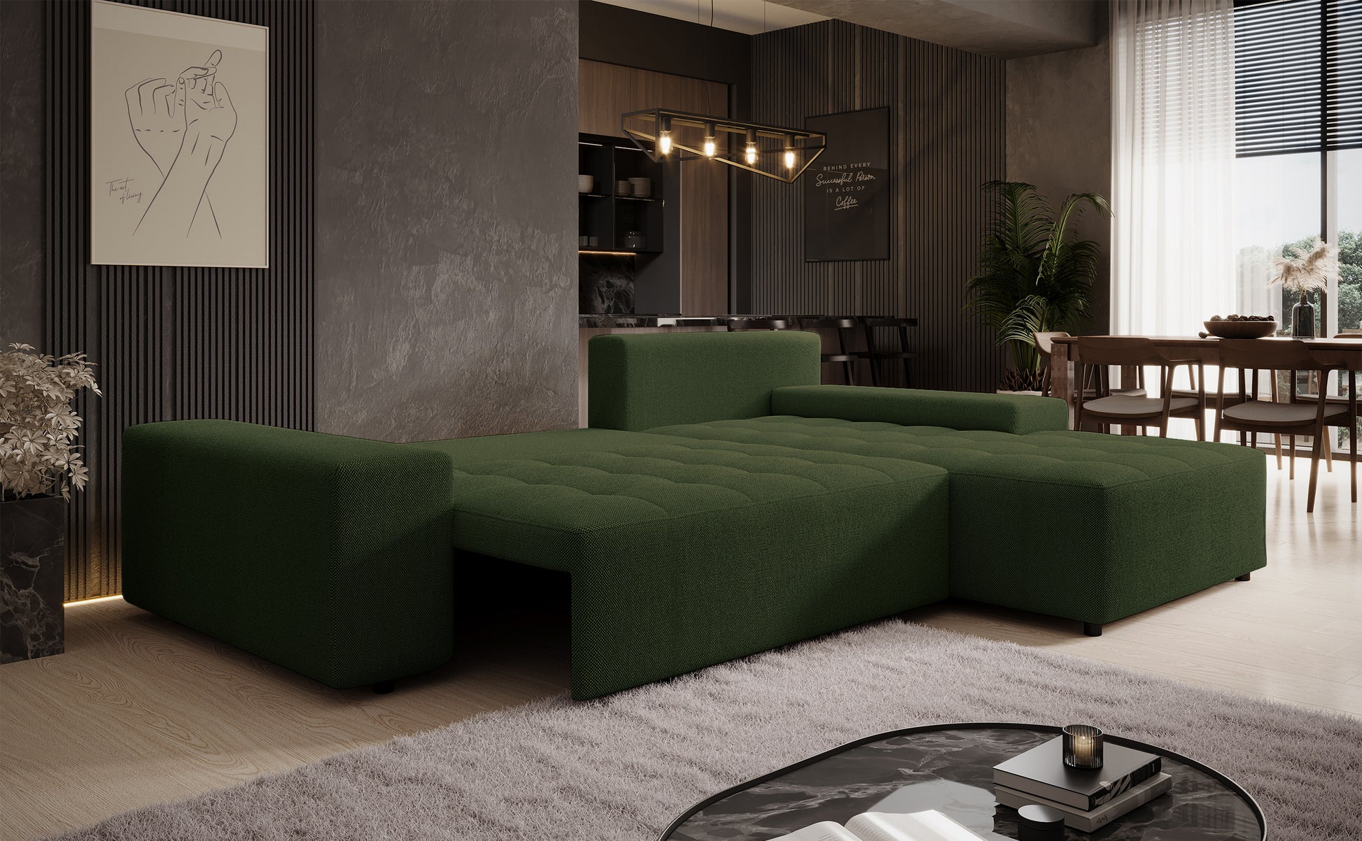 Dīvāns Nalura 268/88/184 cm Aragon 39 - N1 Home