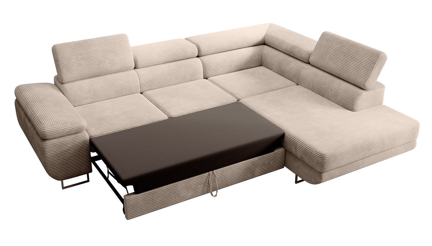 Dīvāns Steva 90/275/203 cm Poso 02 - N1 Home