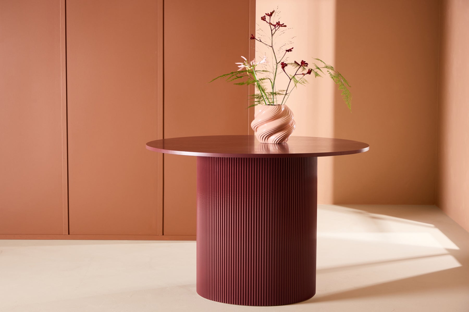 Galds Lenors 110/110/75 cm bordo - N1 Home