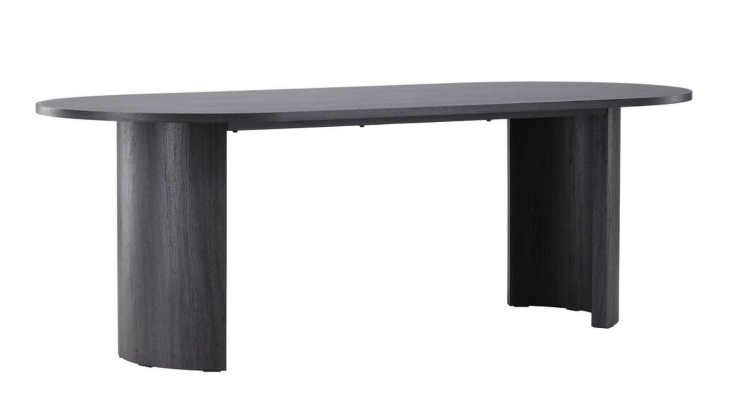 Galds Grundar 75/100/220 cm melns - N1 Home