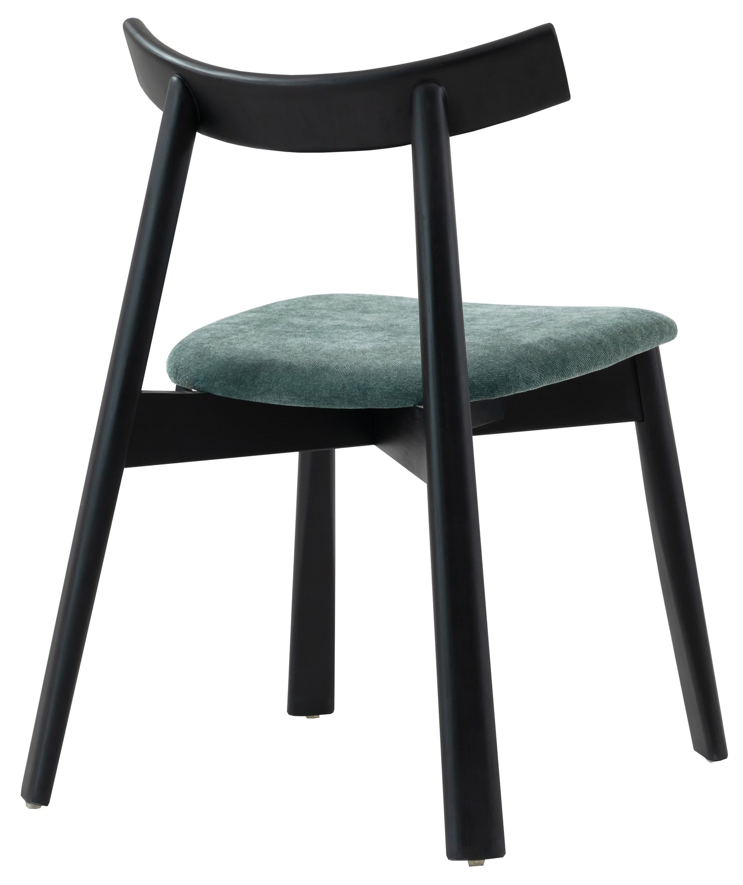 Krēsls Delis 79/48/59 cm tumši zaļs/melns - N1 Home