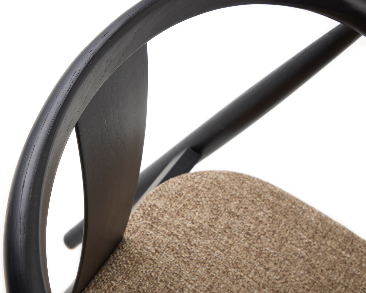 Krēsls Dabise 76/59/52 cm melns/brūns - N1 Home