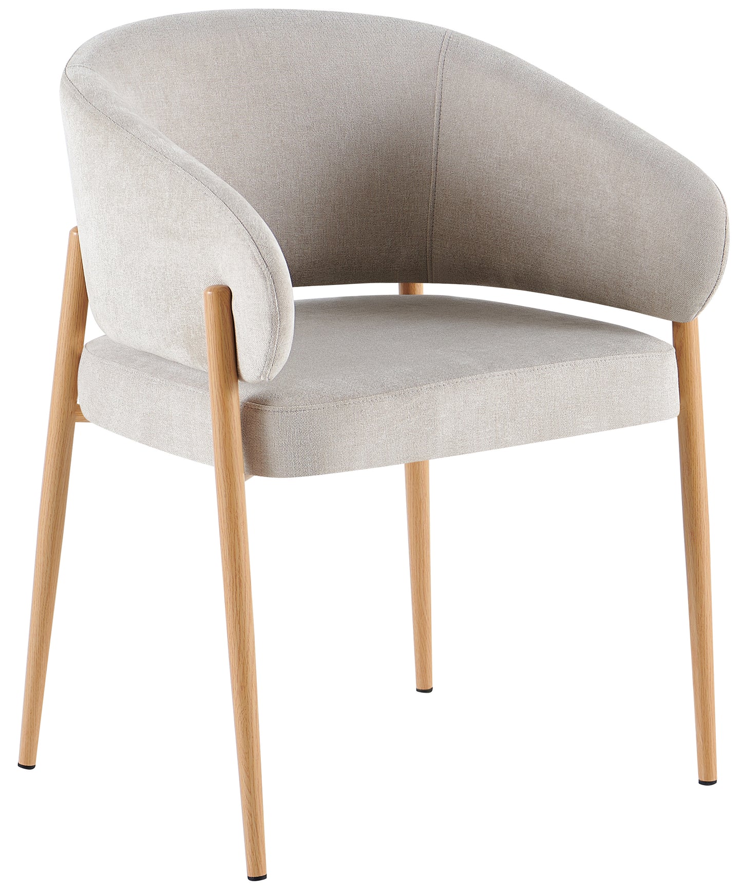 Krēsls Resil 57/82/58 cm gaiši bēšs/ozols