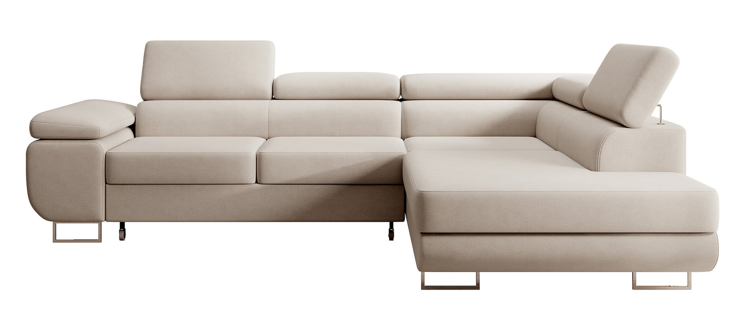 Dīvāns Steva 90/275/203 cm Castel 03 - N1 Home