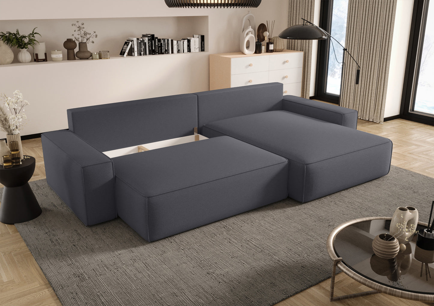 Dīvāns Larosh 85/280/185 cm Aragon 93