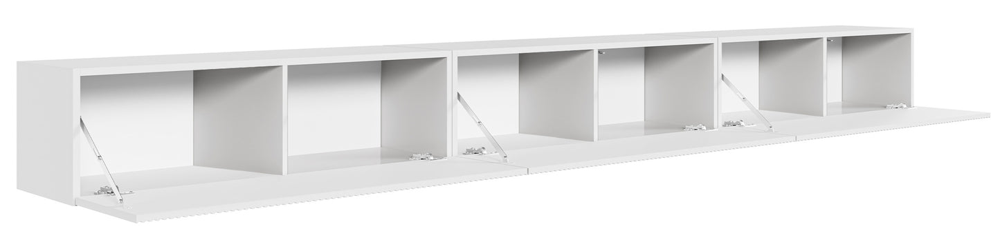 TV skapis Velda 302/28/31 cm balts - N1 Home