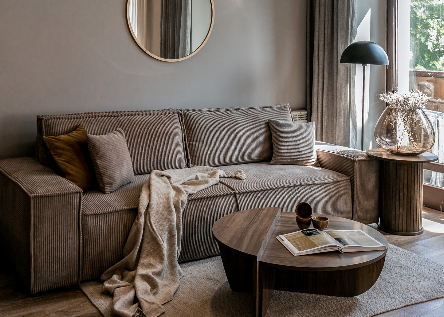 Dīvāns Fireza 275/102/85 cm Poso 02 - N1 Home