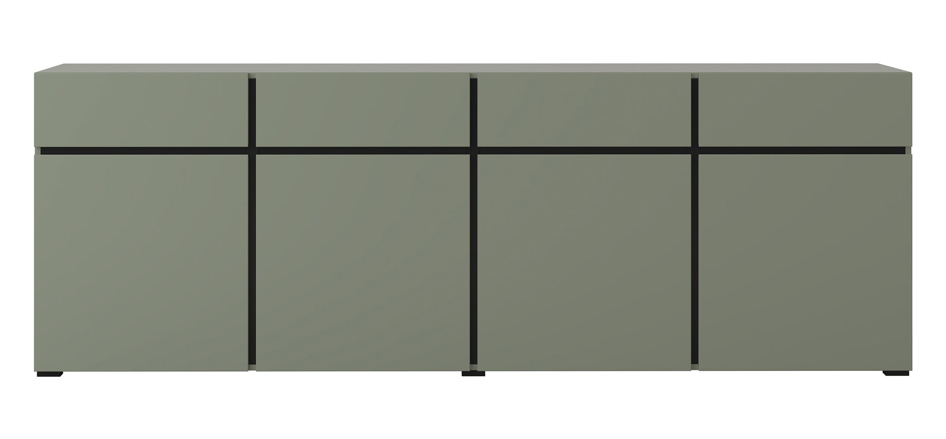 Kumode Kruzat 224/78/40 cm zaļs - N1 Home