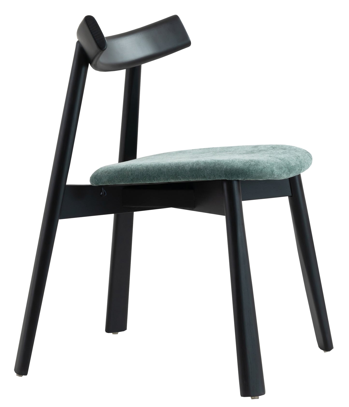 Krēsls Delis 79/48/59 cm tumši zaļs/melns - N1 Home