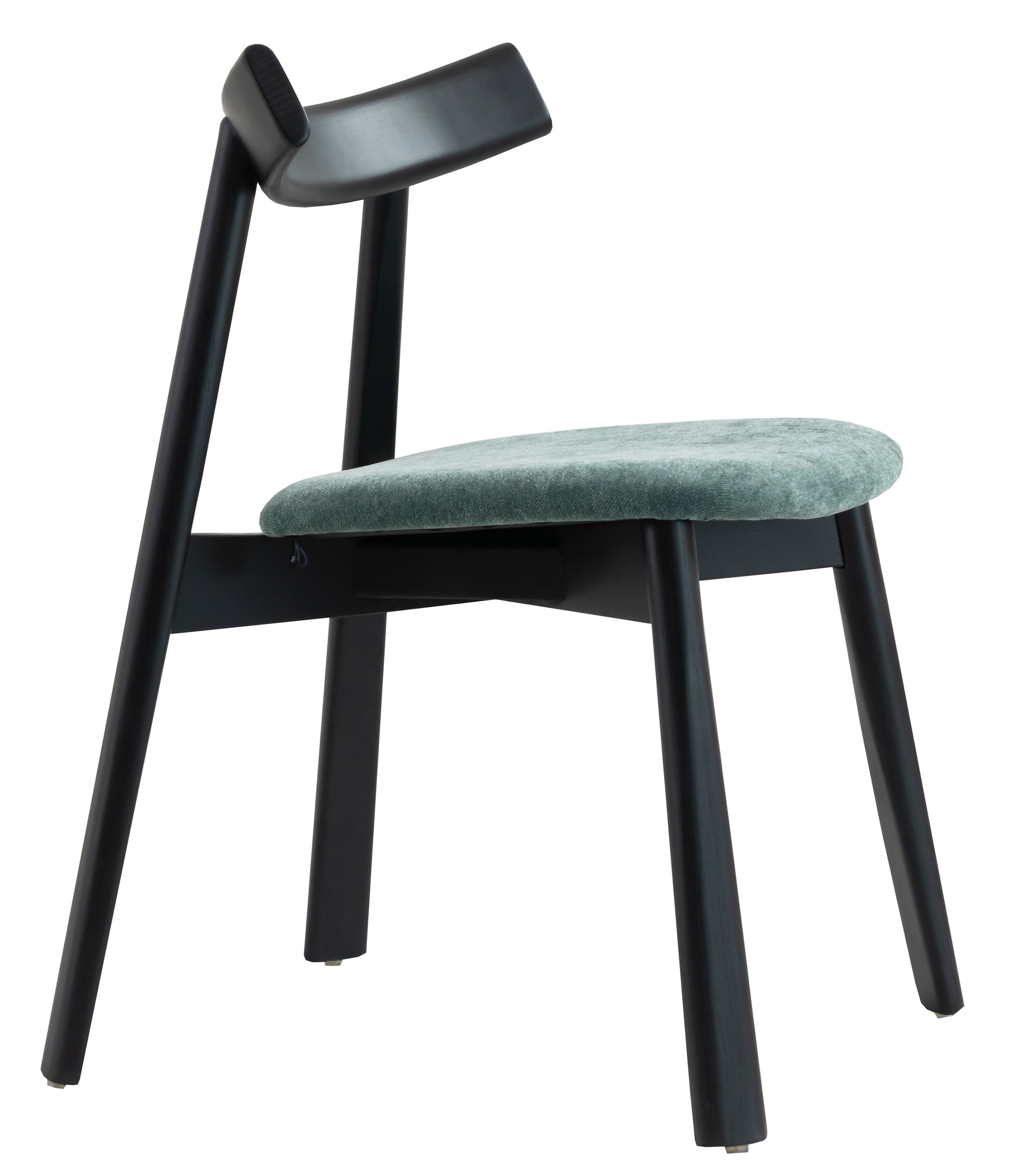 Krēsls Delis 79/48/59 cm tumši zaļs/melns - N1 Home