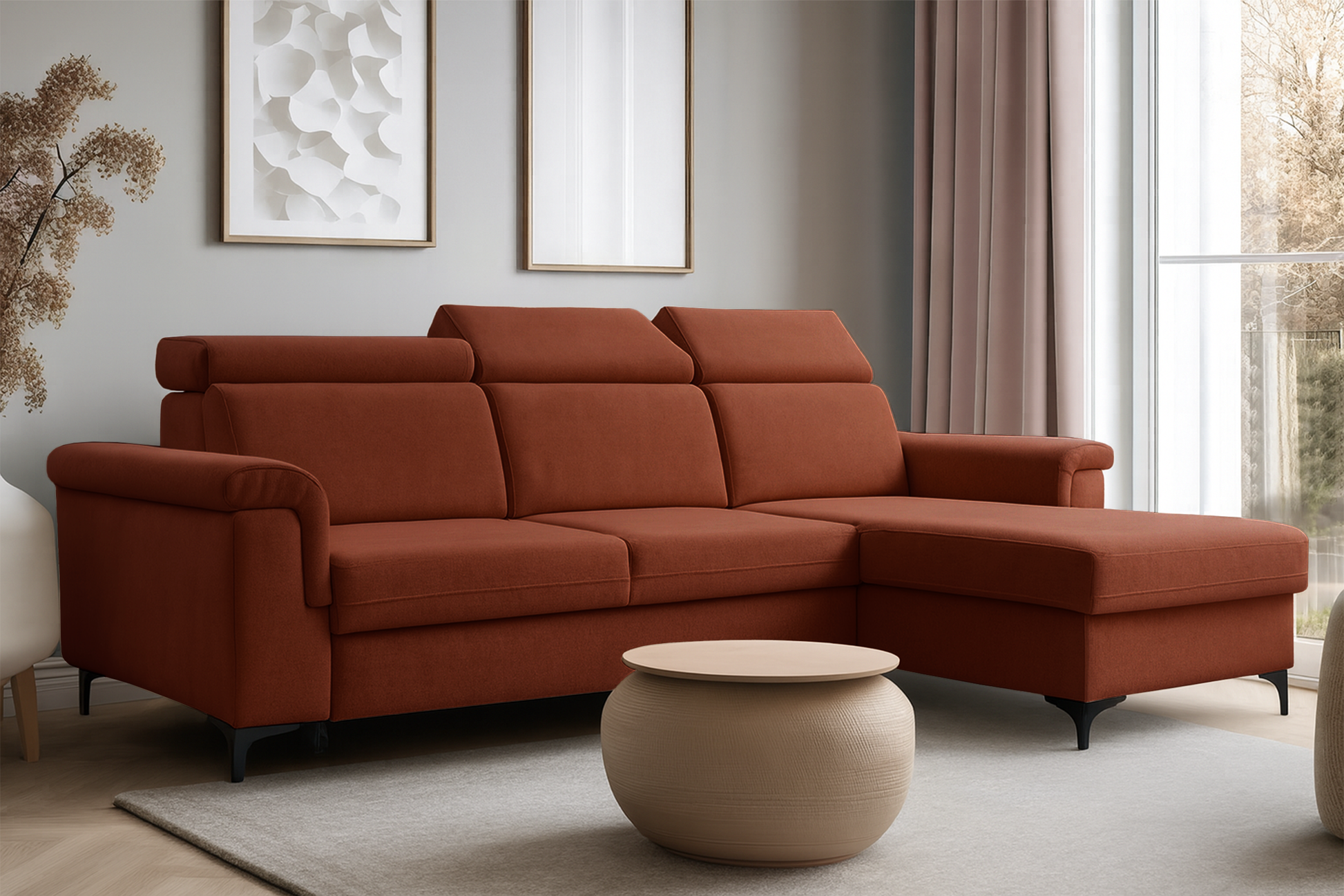 Dīvāns Vero 84/252/170 cm Element 09 - N1 Home