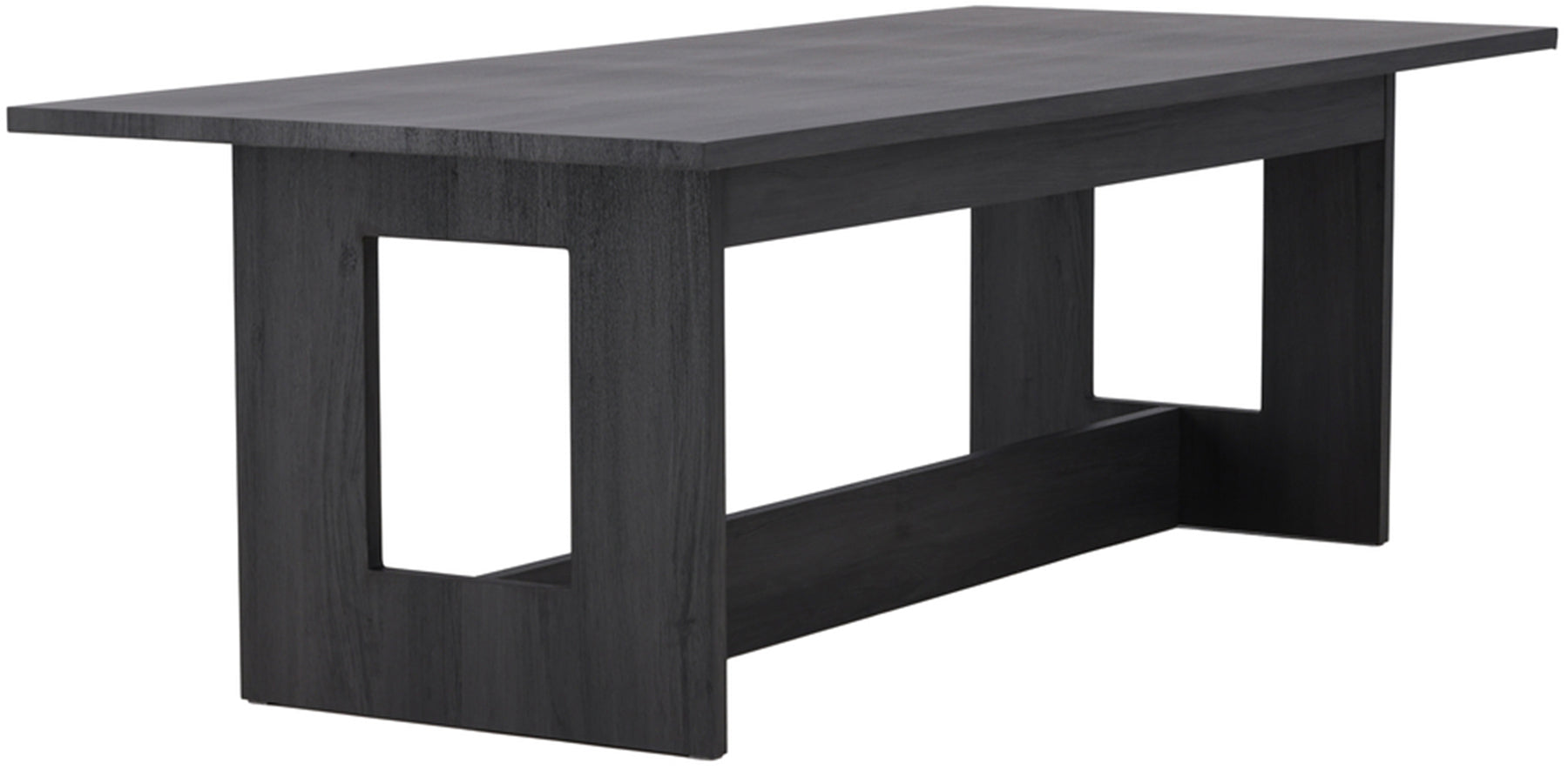 Galds Nores 235/75/100 cm melns ozols - N1 Home