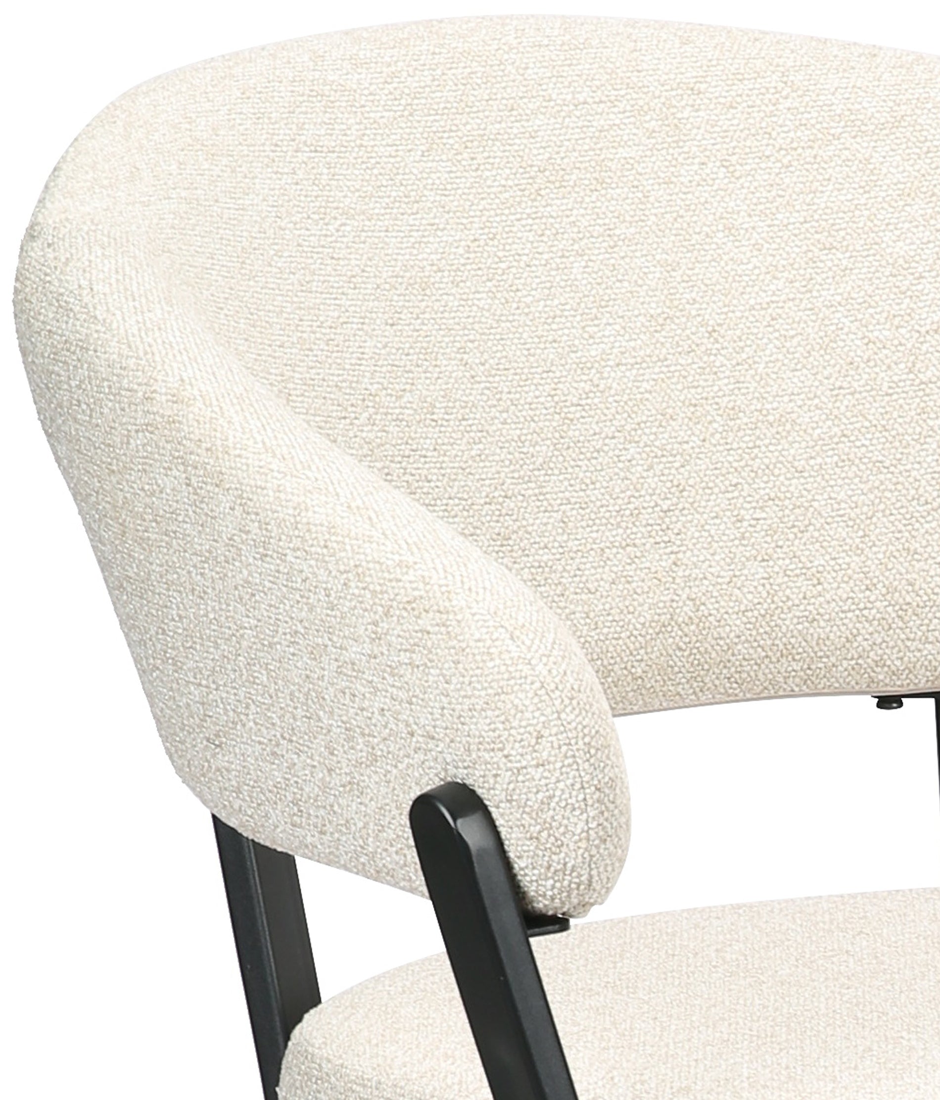 Krēsls Corals 76.5/59/57 cm bēšs bukle - N1 Home