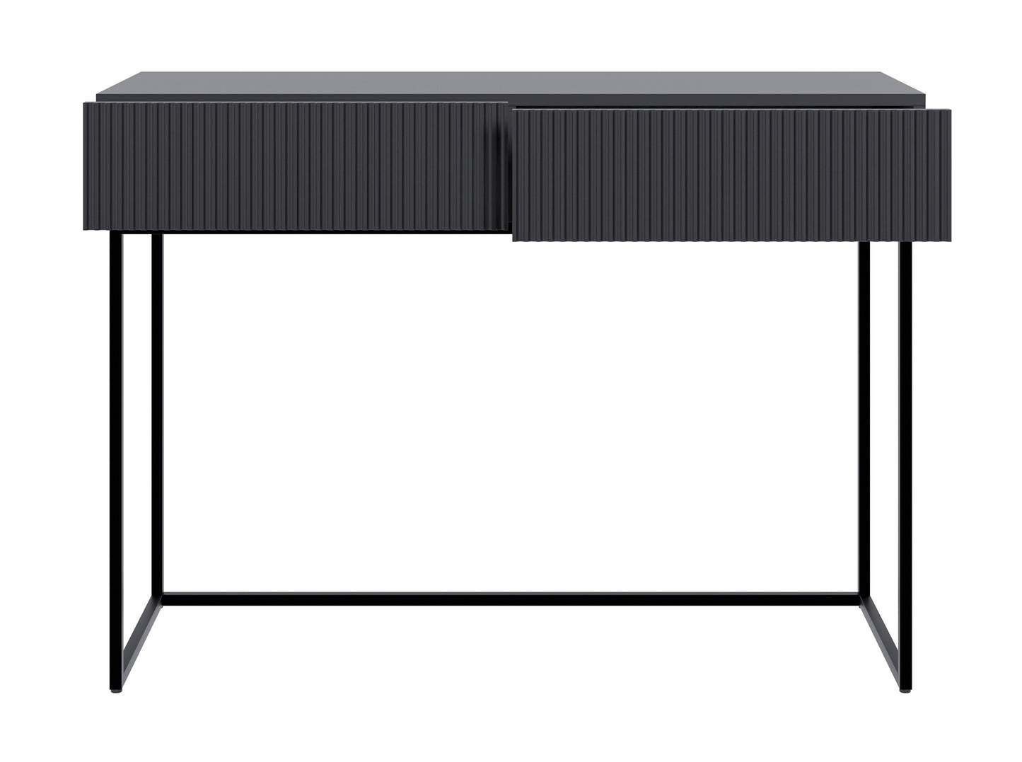 Konsole Velda 110/79/40 cm melns/melns