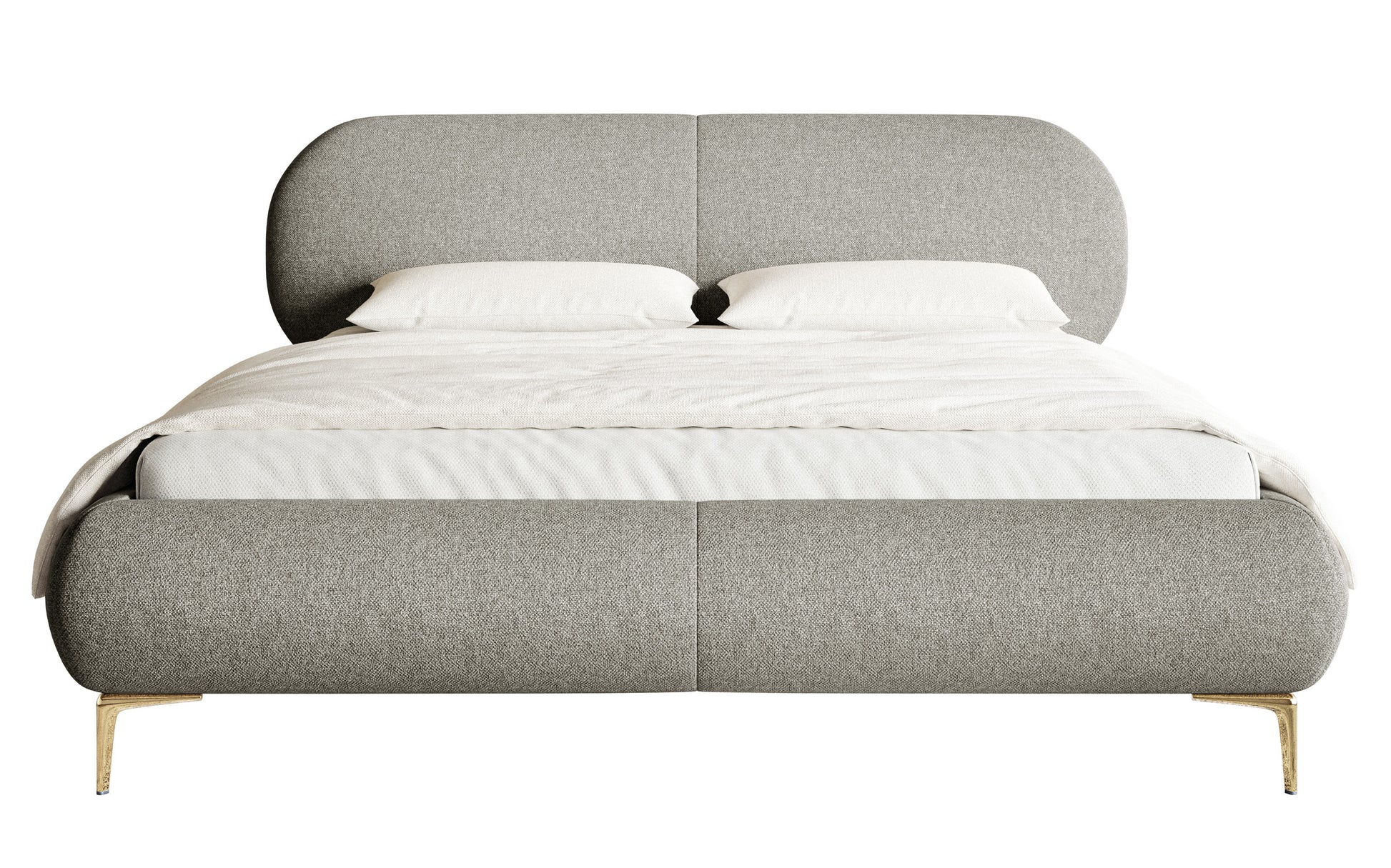 Gulta Valeo 140/160/180x 200 cm Toronto 14 (Lech), zelta kājas - N1 Home