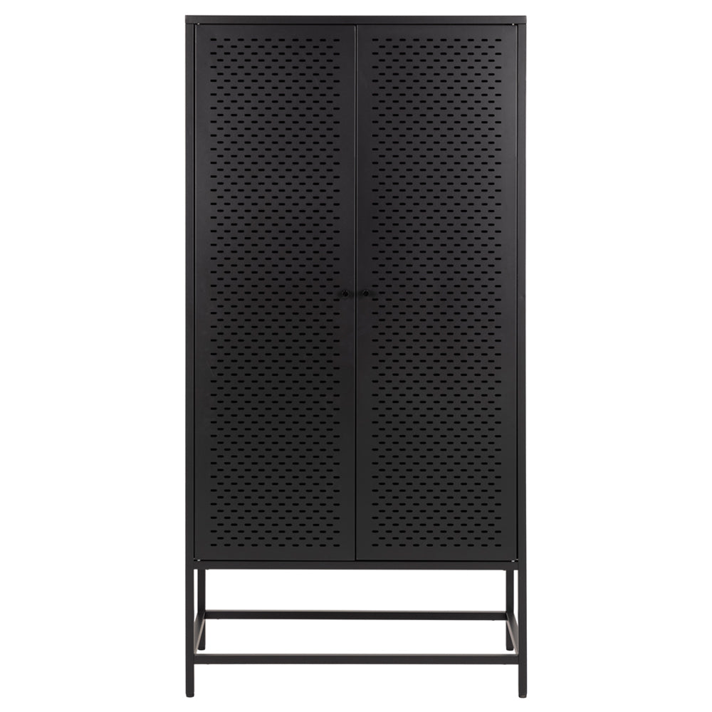 Metāla kumode Ronda 80/160/40 cm melns