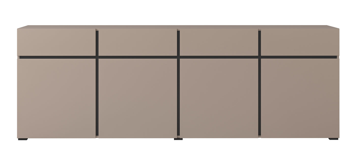 Kumode Kruzat 224/78/40 cm bēšs