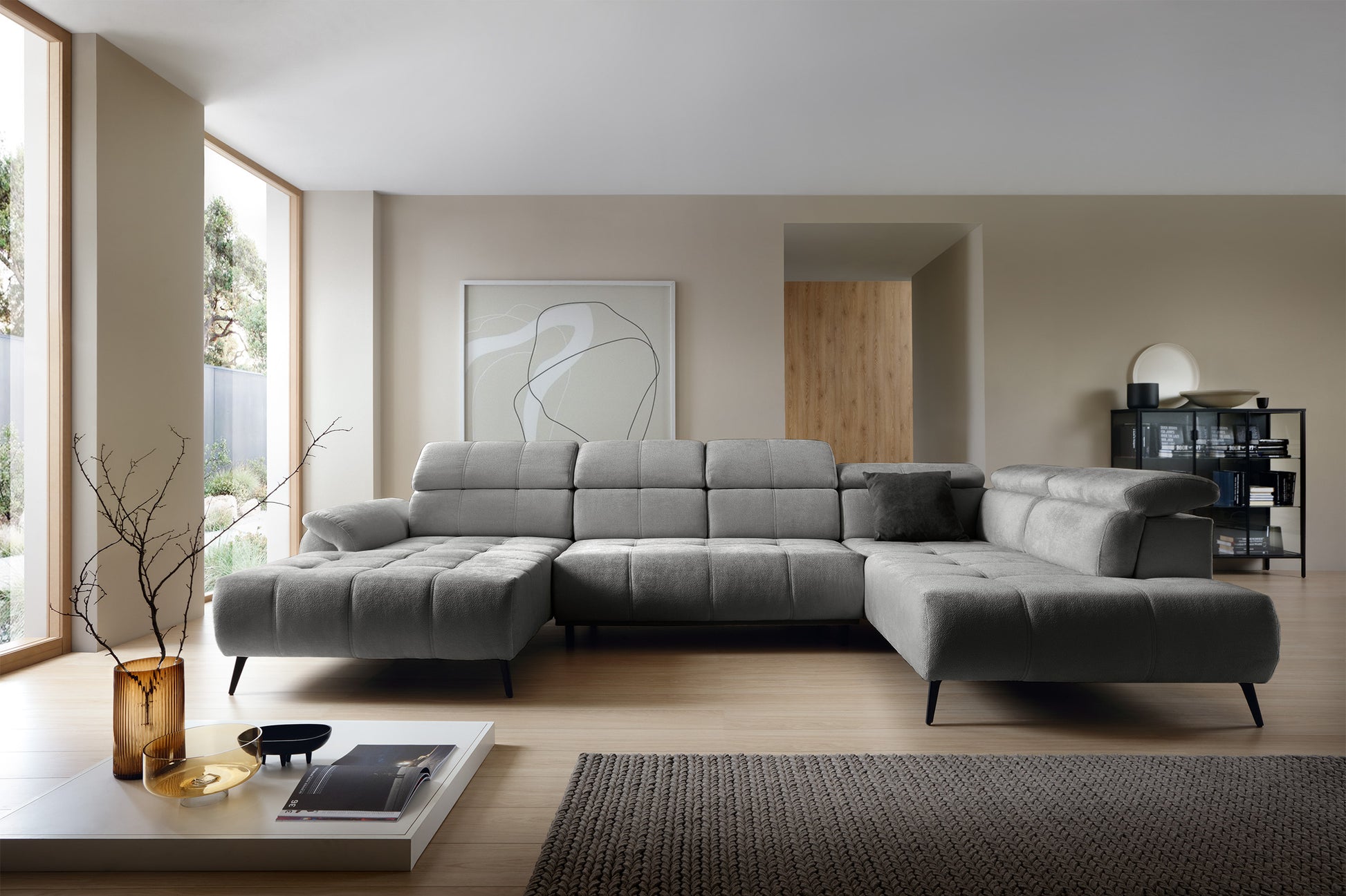 Dīvāns Matio U 98/375/208 cm Aphrodite 21 - N1 Home