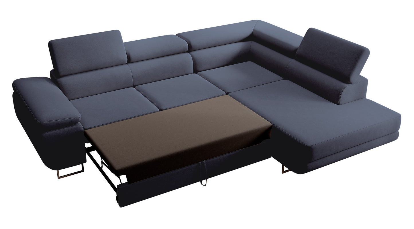 Dīvāns Steva 90/275/203 cm Castel 79 - N1 Home