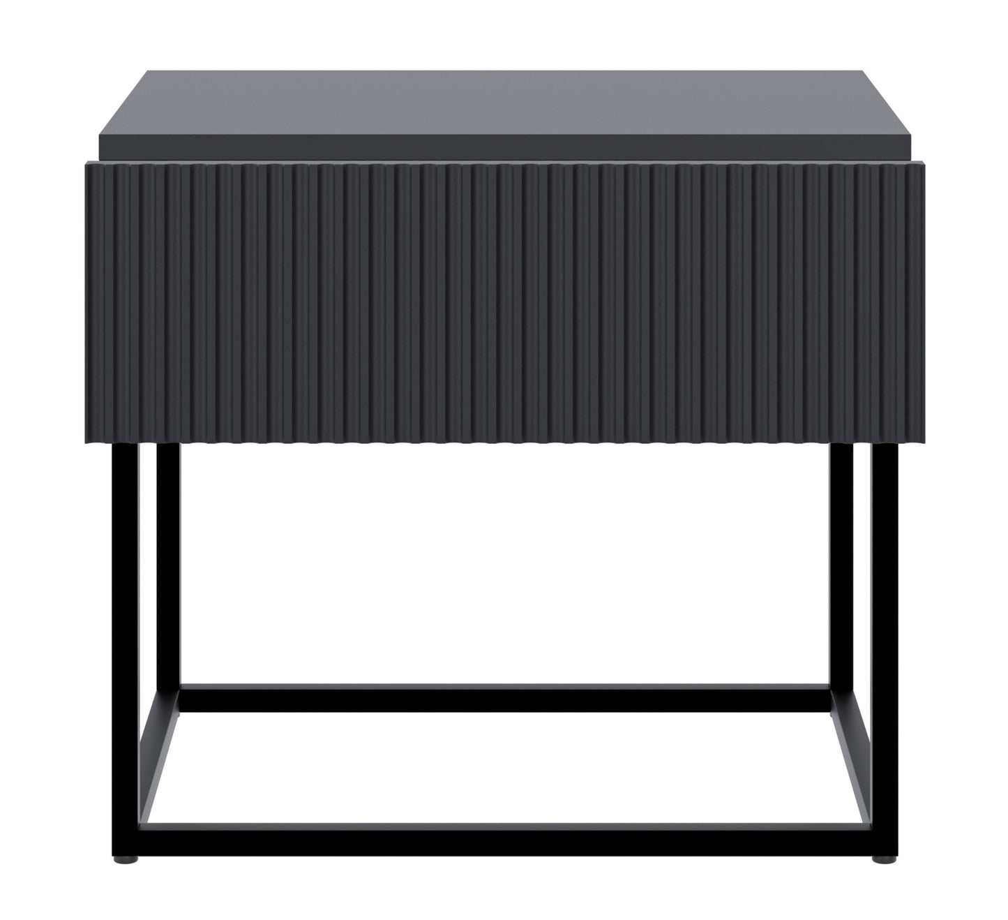 Naktsskapis Velda 50/44/35 cm melns/melns - N1 Home