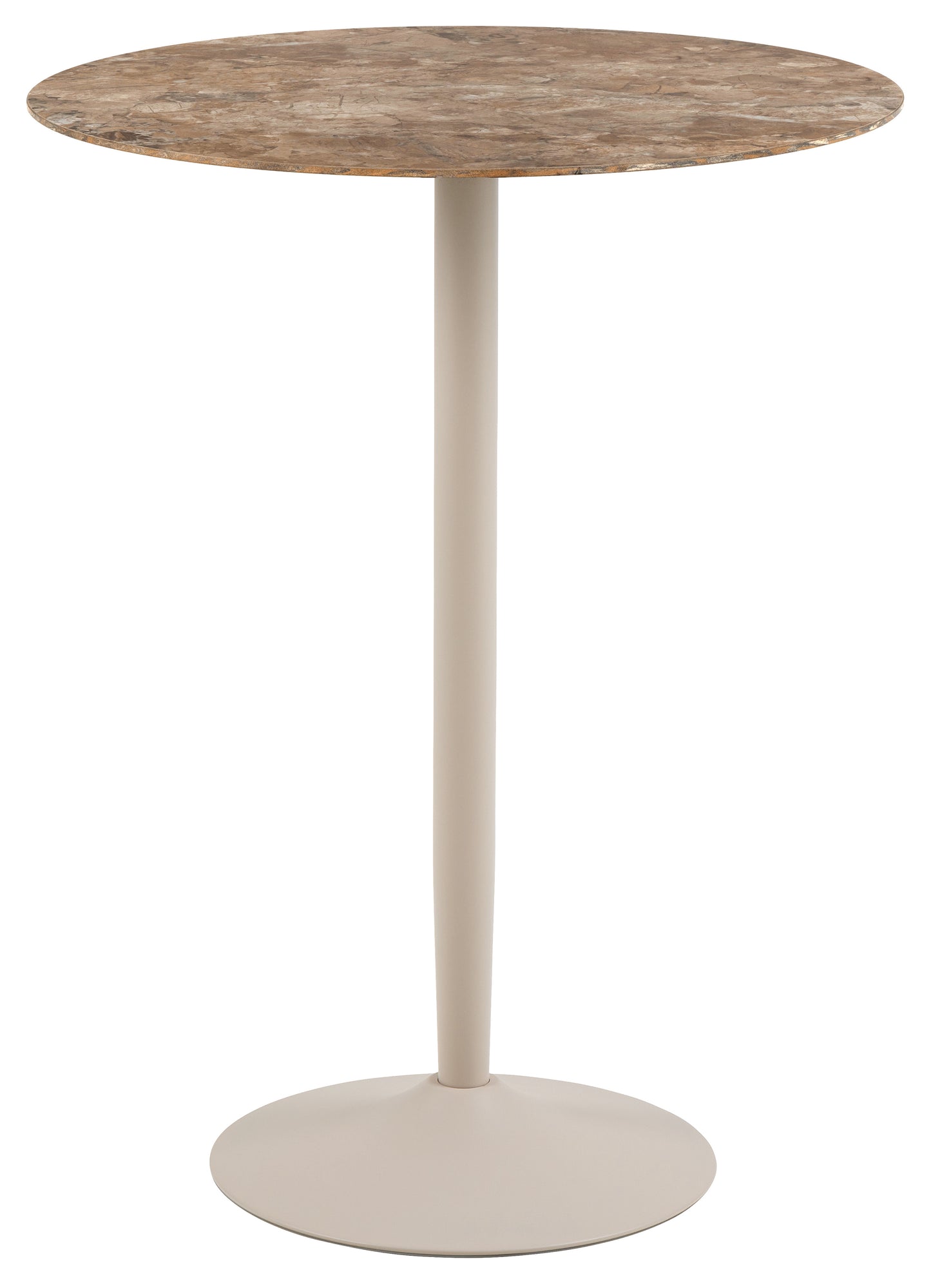 Bāra galds Roši 80/80/105 cm Travertīns - N1 Home