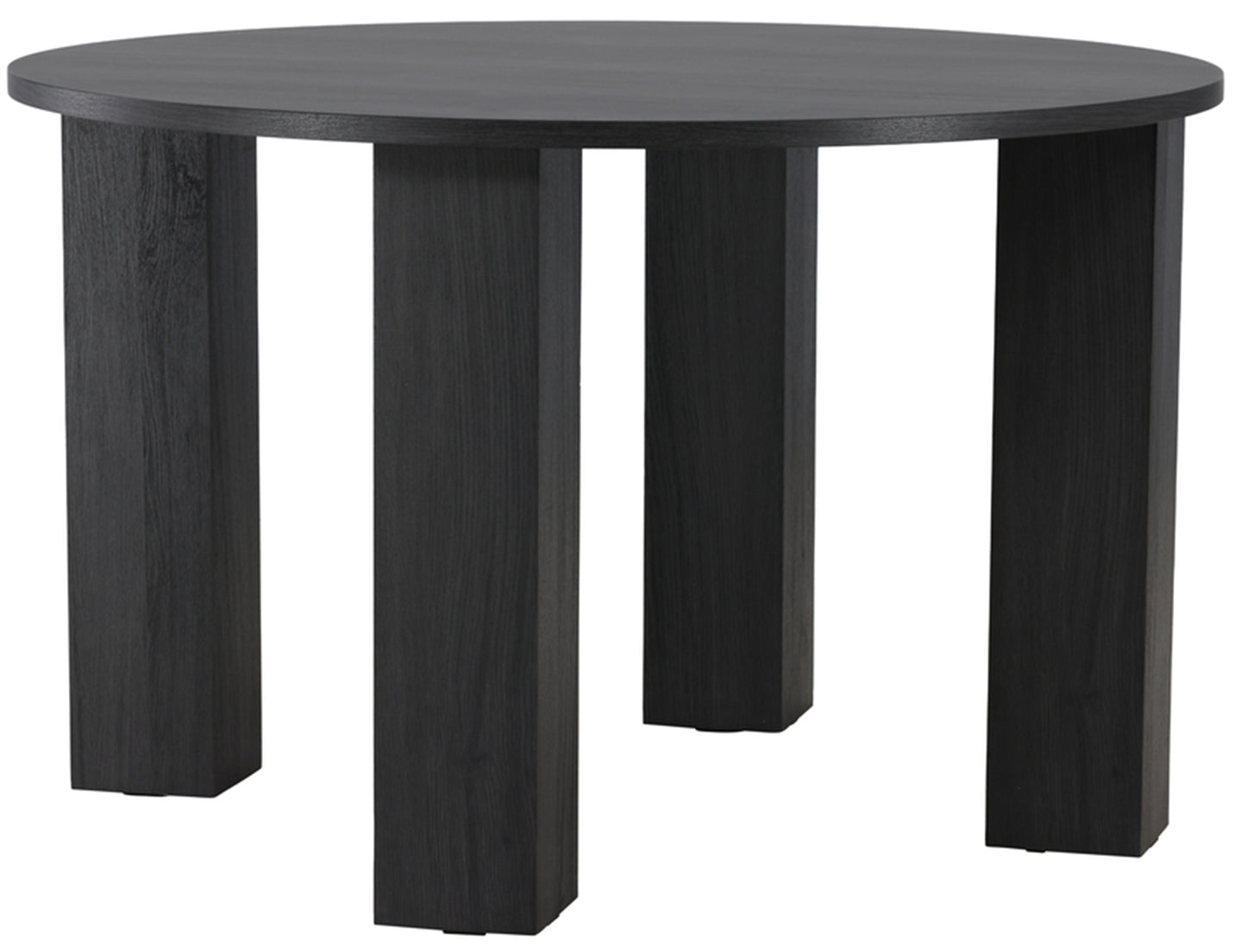 Galds Junas 120/120/75 cm melns - N1 Home