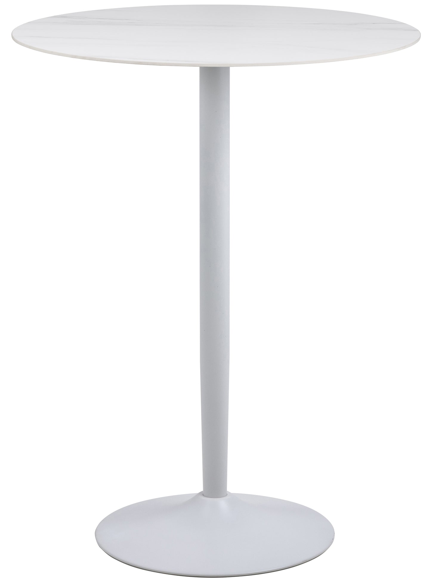 Bāra galds Roši 80/80/105 cm balts - N1 Home