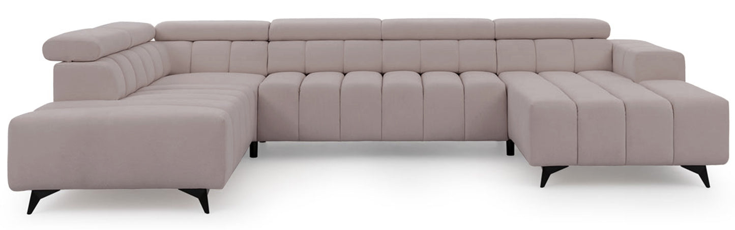 Dīvāns Roggus U 79/356/234 cm Sicuro 50 - N1 Home