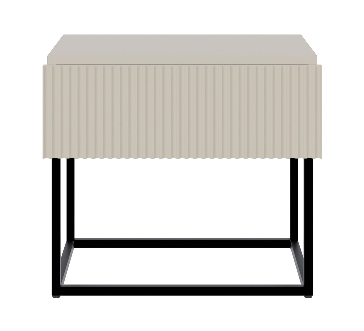 Naktsskapis Velda 50/44/35 cm bēšs/melns