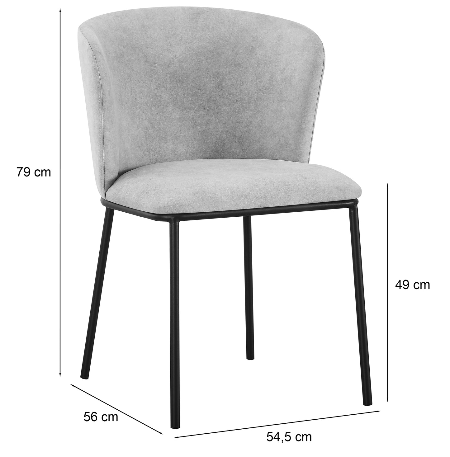 Krēsls Carb 79/54/56 cm bēšs - N1 Home