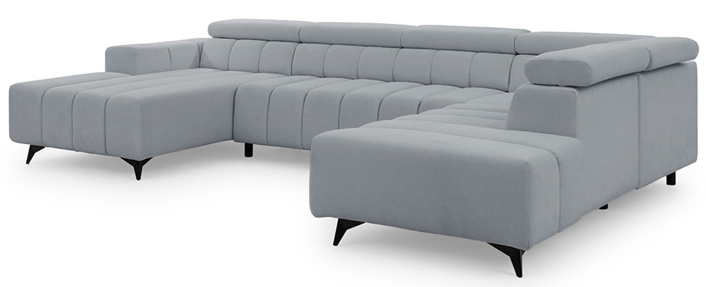Dīvāns Roggus U 79/356/234 cm Sicuro 70 - N1 Home