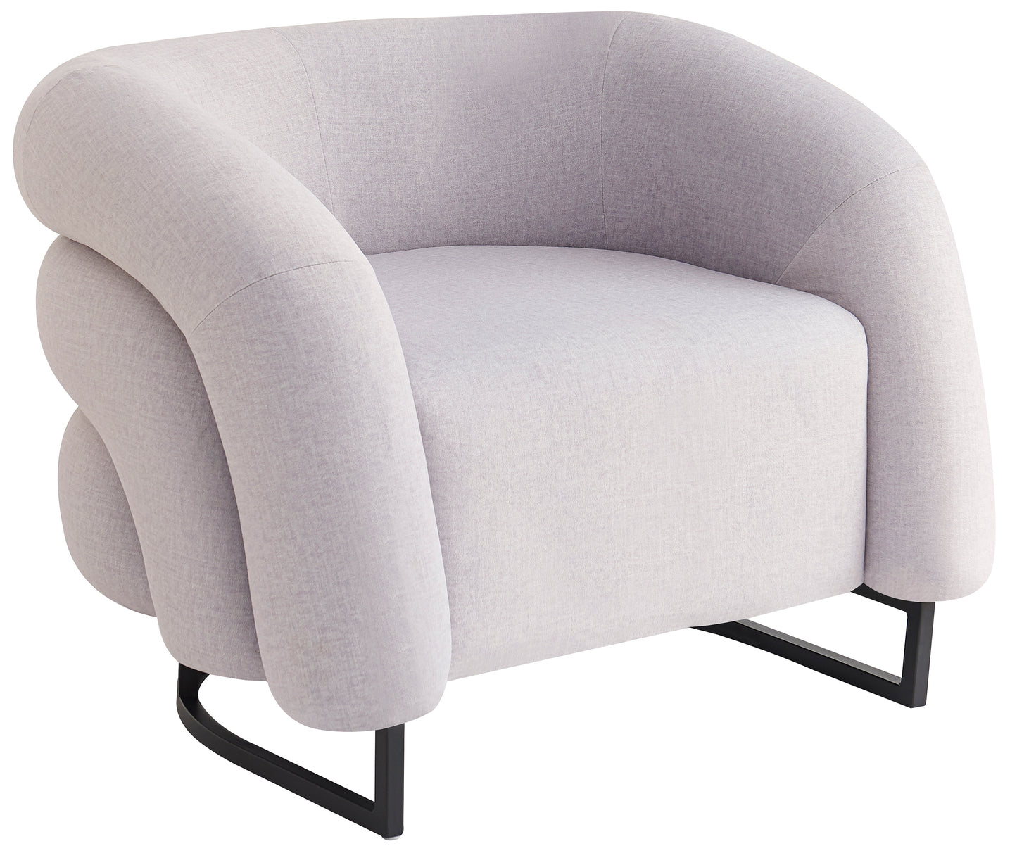 Krēsls Flossa 65/85/78 cm gaiši pelēks