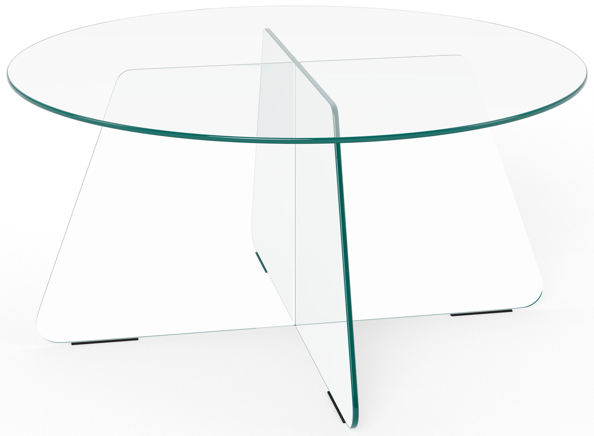 Kafijas galds Samoa 80/80/40 cm Caurspīdīgs - N1 Home