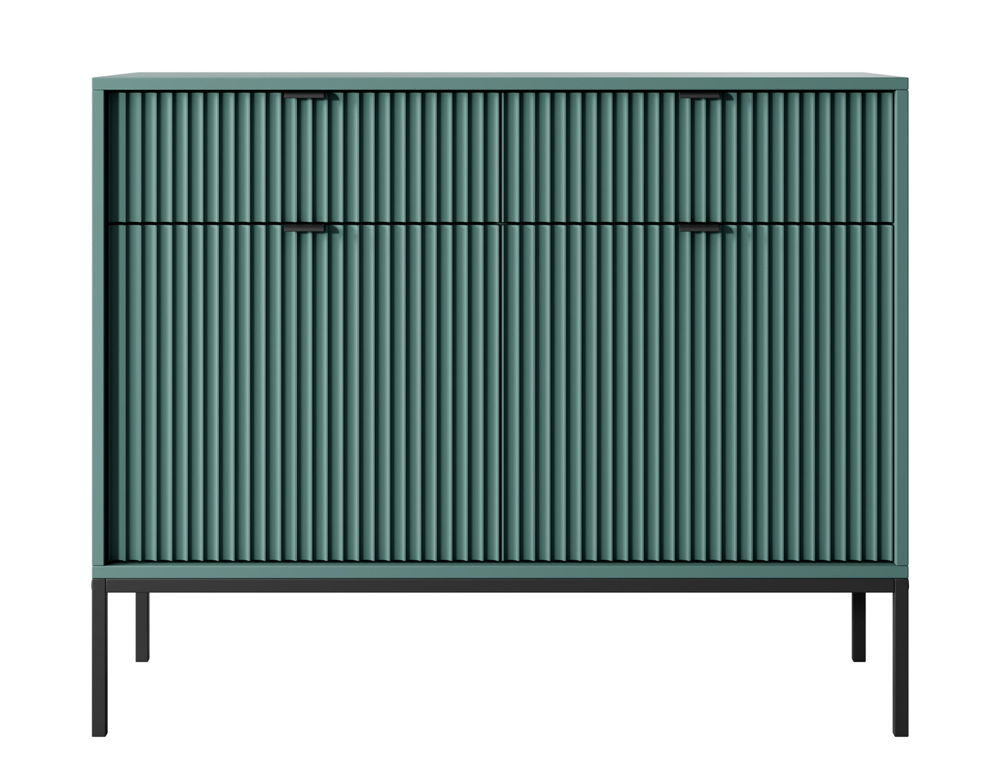Kumode NV 104/83/39 cm olīves/melns