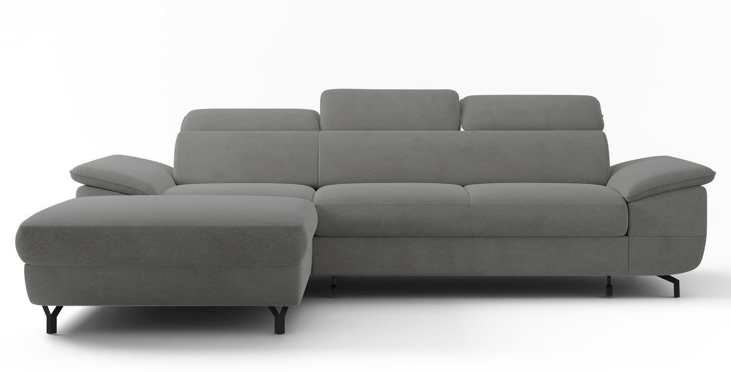 Dīvāns Lamigo L 80/268/203 cm Castel 93