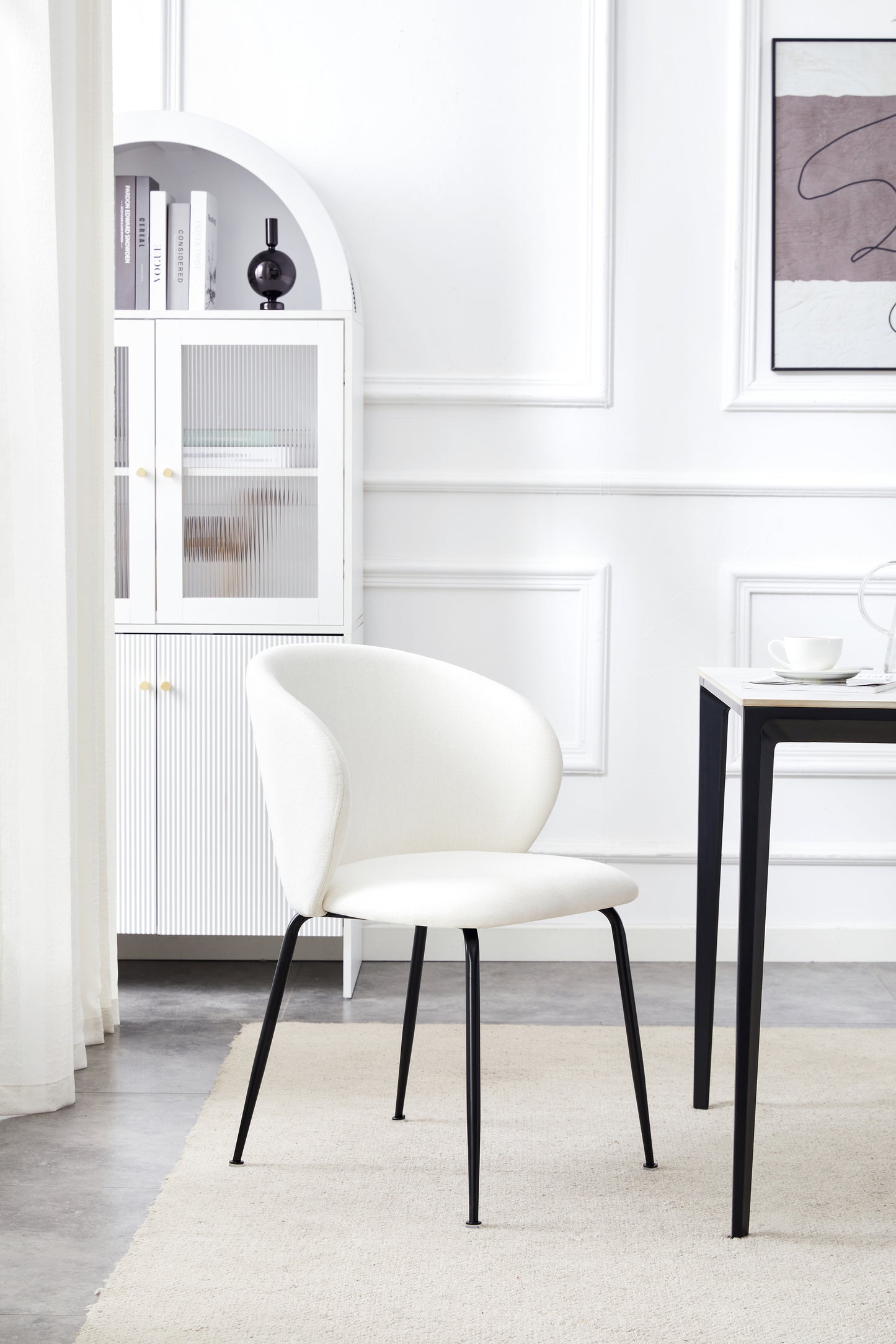 Krēsls Meali 77,5/44/49 cm krēms - N1 Home