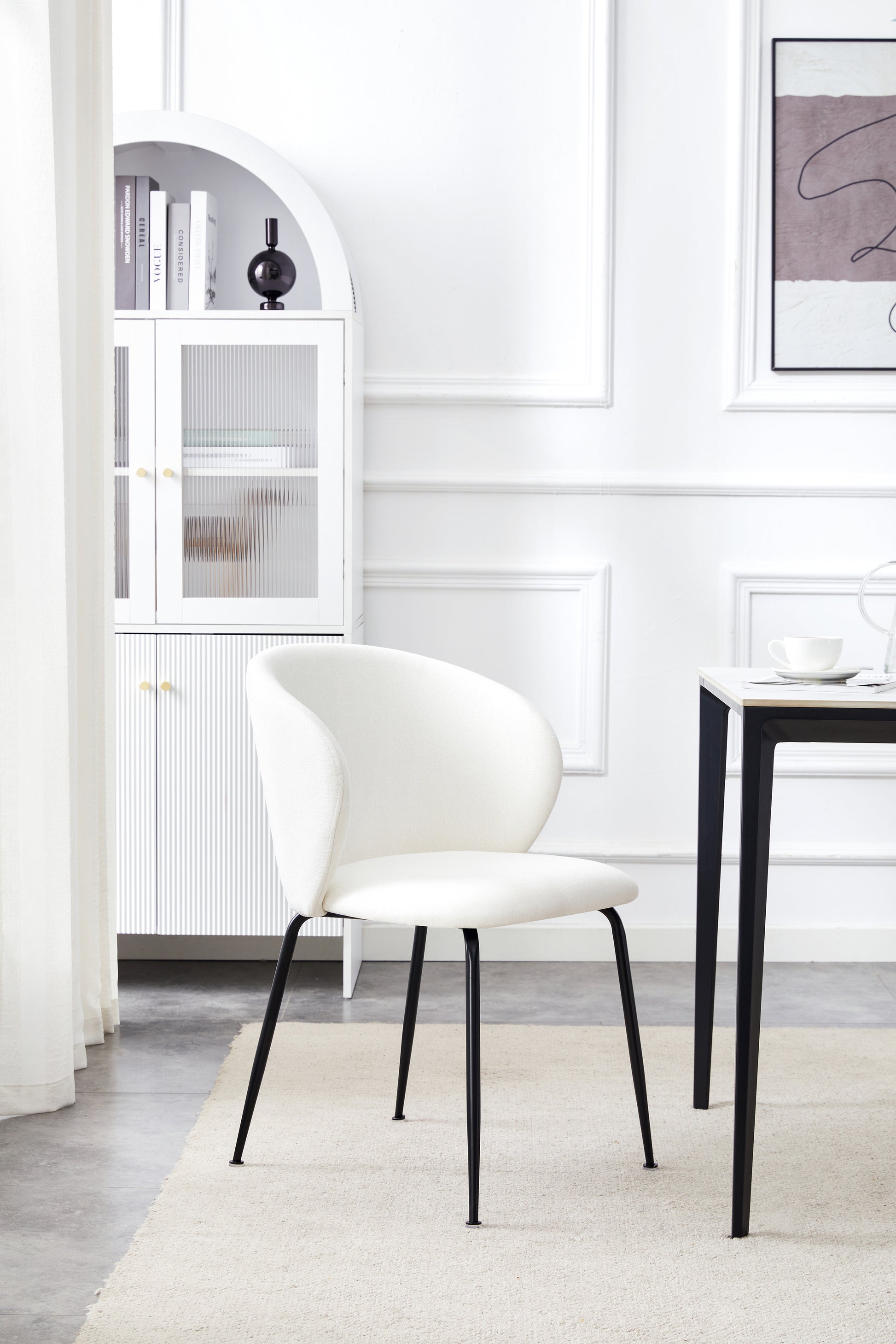 Krēsls Meali 77,5/44/49 cm krēms - N1 Home