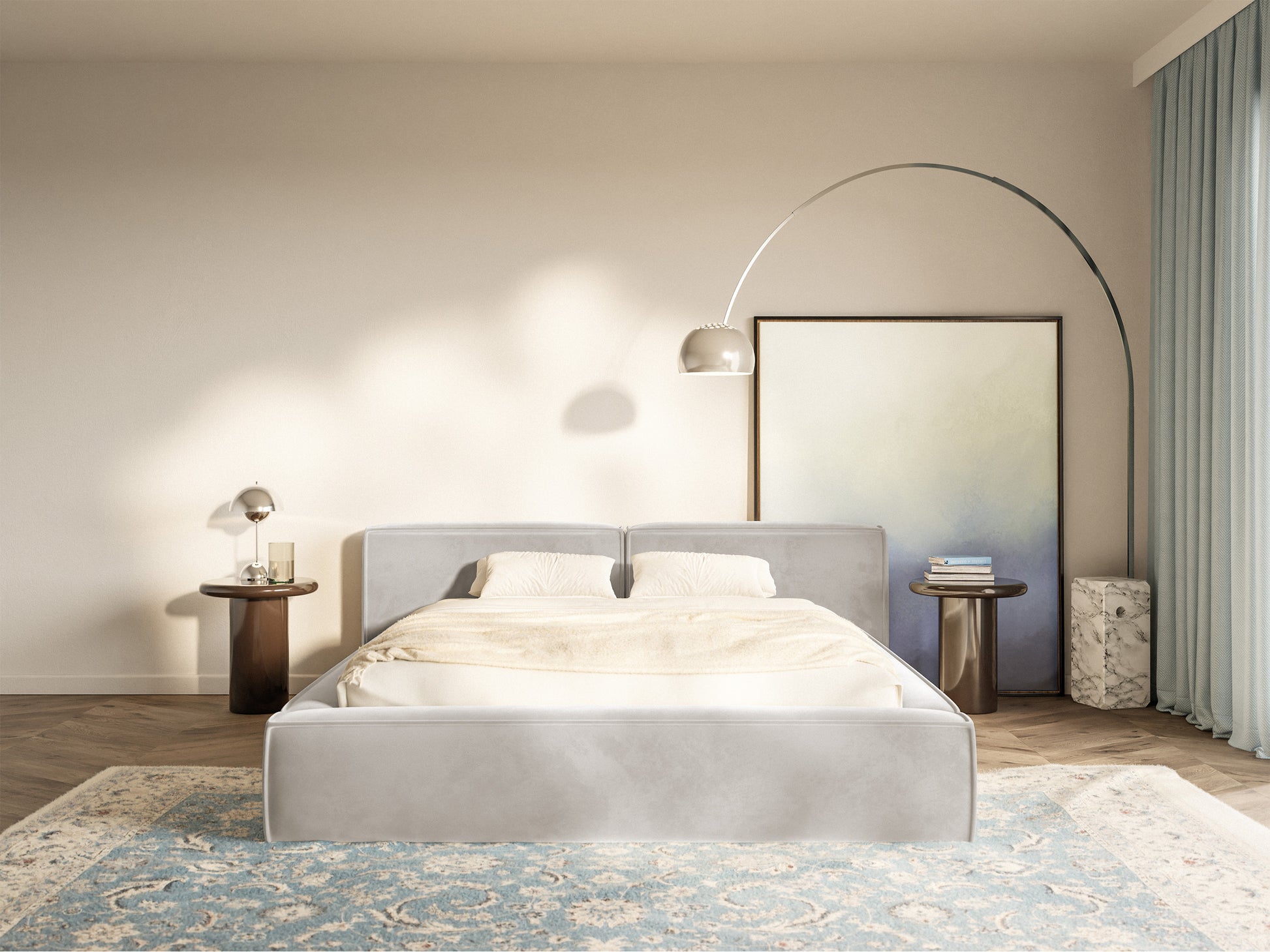 Gulta Tilas low 140/160/180/200x200 cm Bluvel 30 - N1 Home