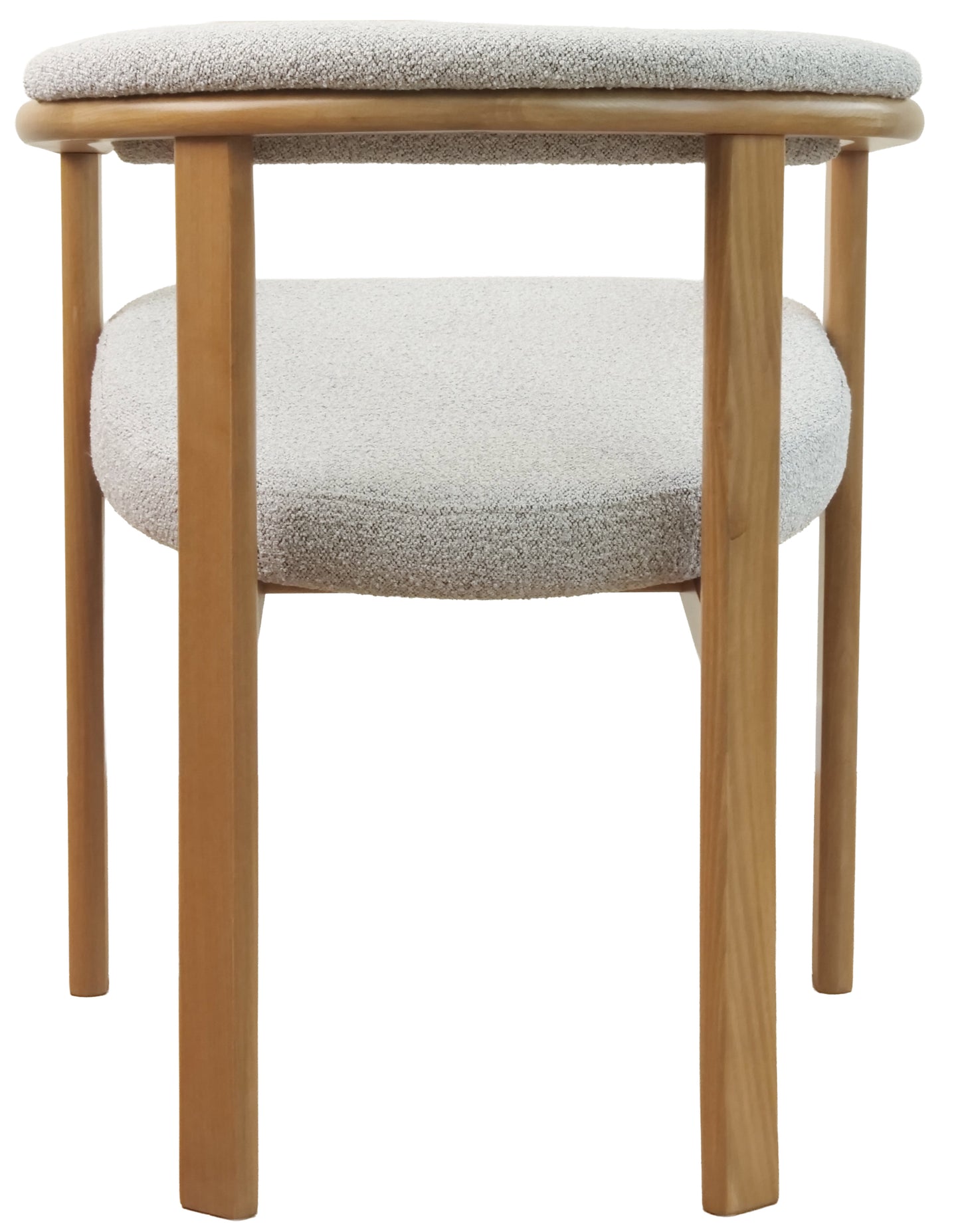 Krēsls Finis 73/56/55 cm eļļots ozols/gaiši pelēks buklē - N1 Home