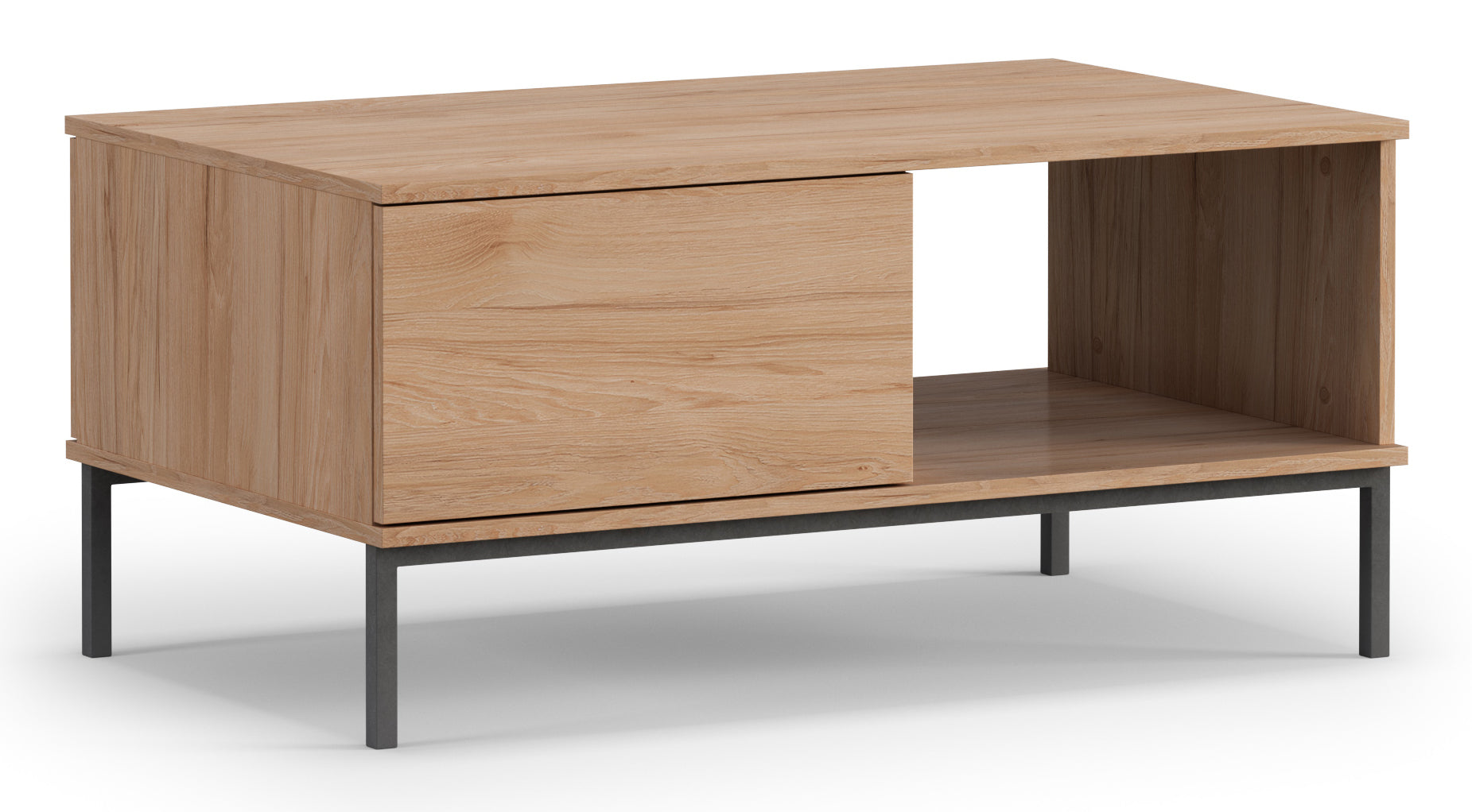 Kafijas galds Polka 47/100/60 cm hikorijs - N1 Home