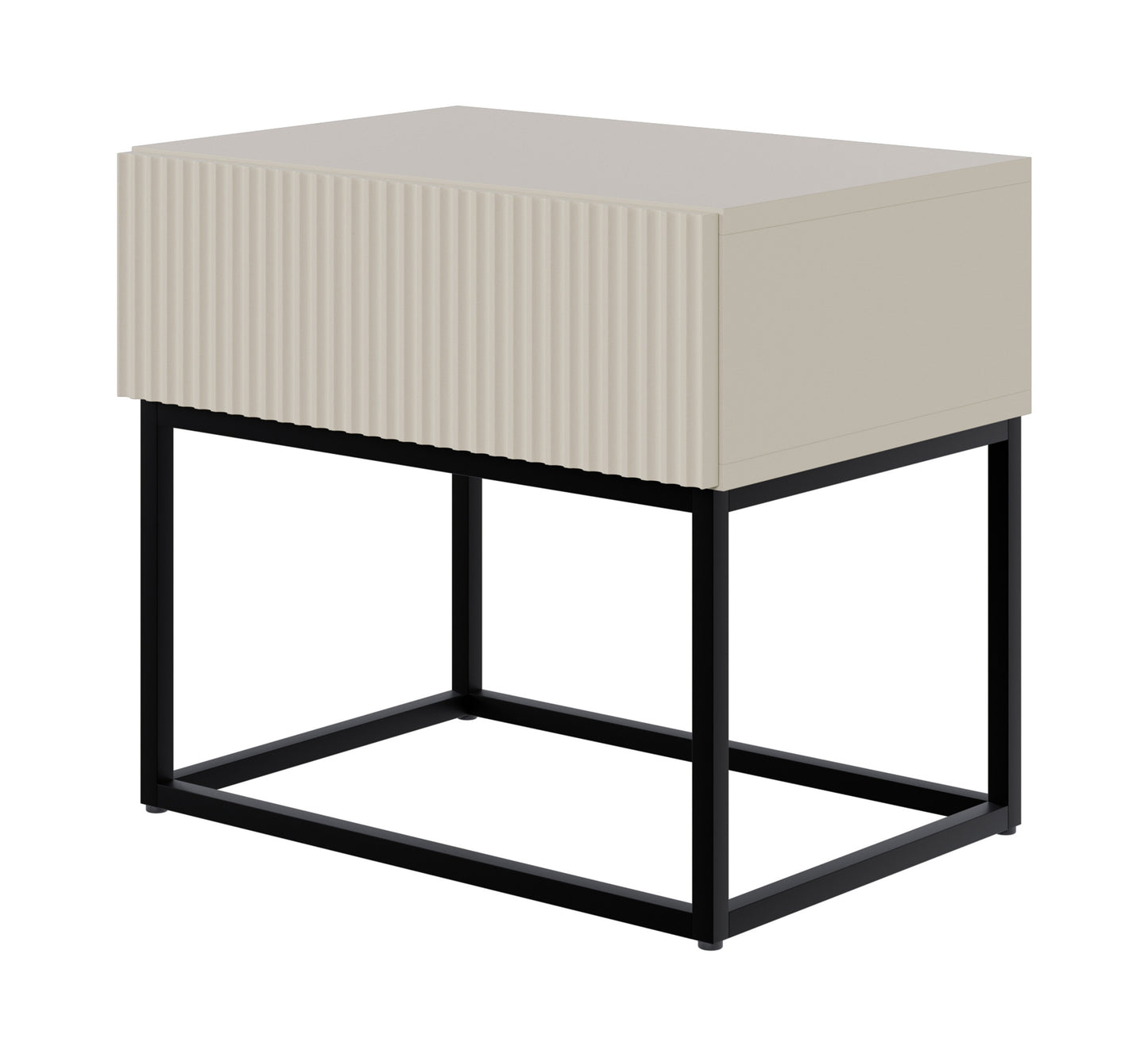 Naktsskapis Velda 50/44/35 cm bēšs/melns